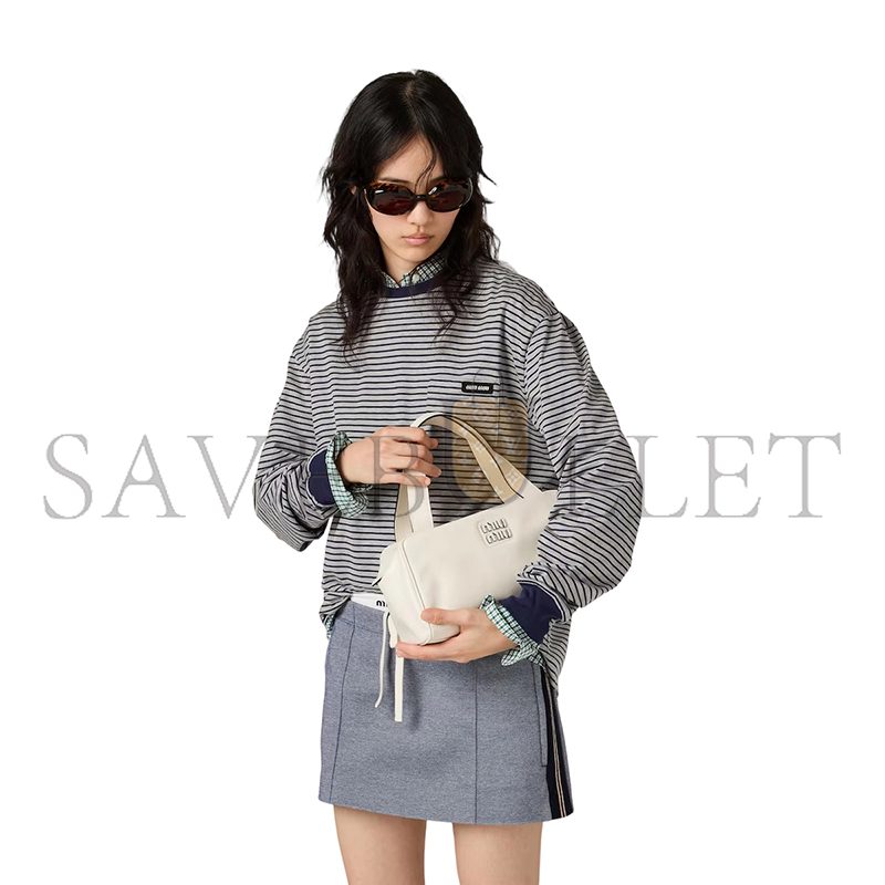 MIU MIU LONG-SLEEVED JERSEY T-SHIRT MJLA22 MIU MIU LONG-SLEEVED JERSEY T-SHIRT MJLA22